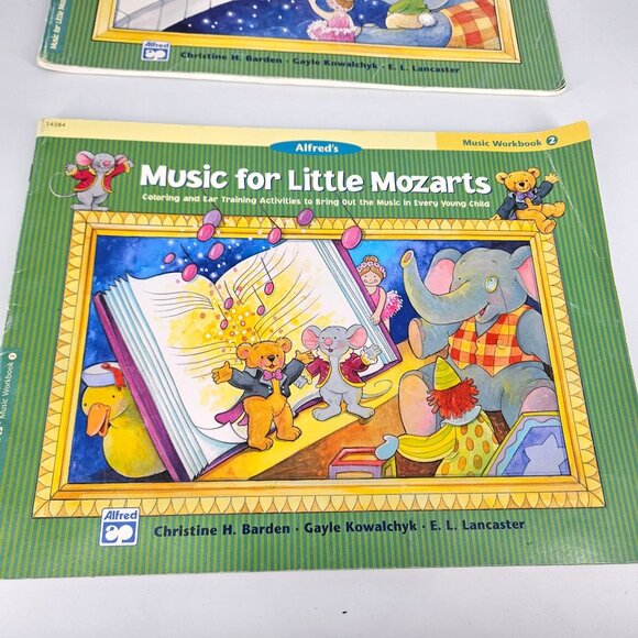 Alfred Music for Little Mozart Piano Learning Prep Level 2 Lesson Workbook Lot 2 - Picture 3 of 13